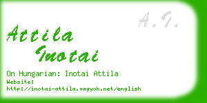 attila inotai business card